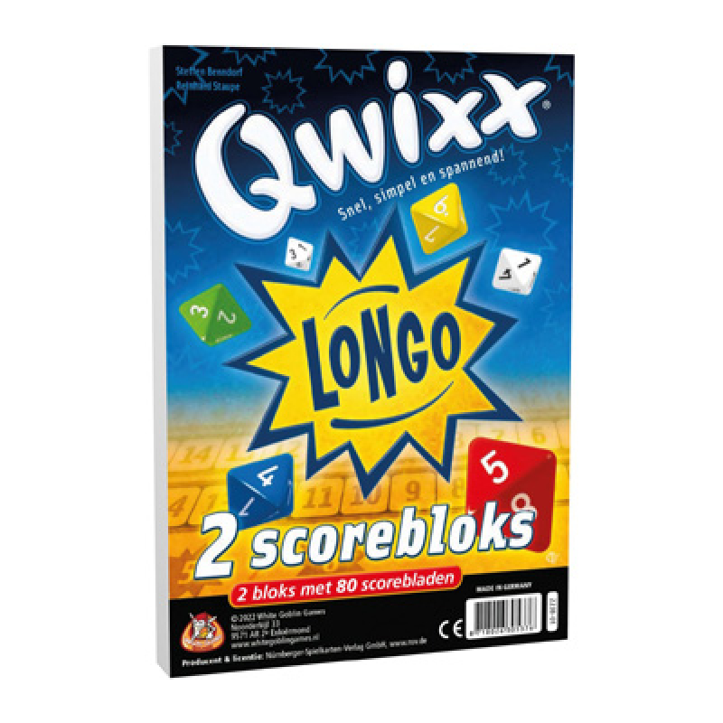 Qwixx Longo Scorebloks